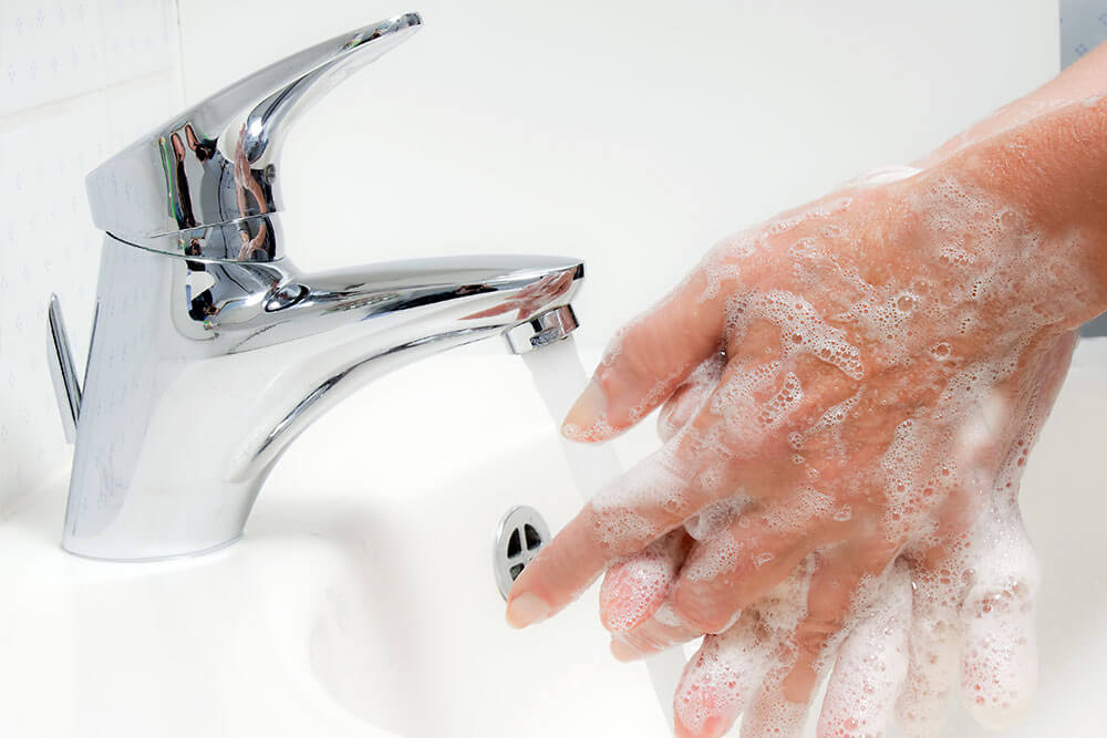 手洗いと手指消毒